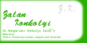 zalan konkolyi business card